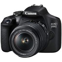 Câmera Digital Canon EOS 2000D 24.1MP 3.0" Lente EF-S 18-55MM IS II foto principal