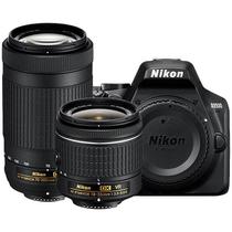 Câmera Digital Nikon D3500 24.2MP 3.0" Lente AF-P DX NIKKOR 18-55MM VR + 70-300MM ED foto principal
