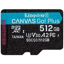 Cartão de Memória Kingston Canvas Go! Plus Micro SDXC 512GB foto principal