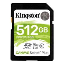 Cartão de Memória Kingston Canvas Select Plus SDXC 512GB Classe 10 foto principal