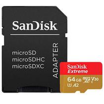 Cartão de Memória Sandisk Extreme Micro SDXC 64GB foto 1