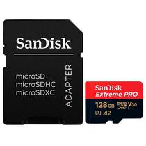 Cartão de Memória Sandisk Extreme Pro Micro SDXC 128GB foto 1