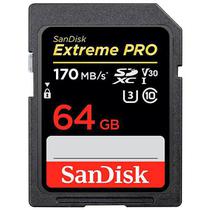 Cartão de Memória Sandisk Extreme Pro SDXC 64GB Classe 10 170MB/s foto principal