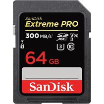 Cartão de Memória Sandisk Extreme Pro SDXC 64GB Classe 10 300MB/s foto principal