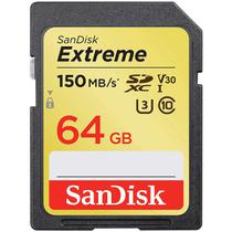 Cartão de Memória Sandisk Extreme SDXC 64GB Classe 10 150MB/s foto principal