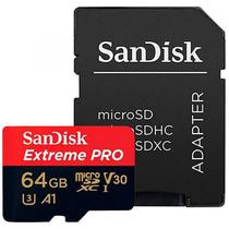 Cartão de Memória Sandisk Extreme Pro Micro SDXC 64GB Classe 10 foto 1