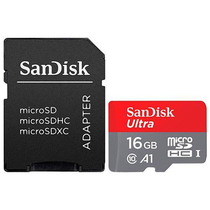 Cartão de Memória Sandisk Ultra Micro SDHC 16GB Classe 10 A1 foto 1