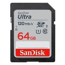 Cartão de Memória Sandisk Ultra SDXC 64GB Classe 10 120MB/s foto principal