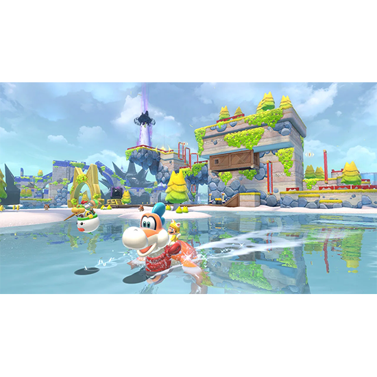 Jogo Super Mario 3D World + Bowser's Fury Nintendo Switch Mídia