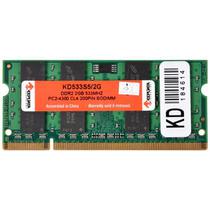Memória Keepdata DDR2 2GB 533MHz Notebook KD533S5/2G foto principal