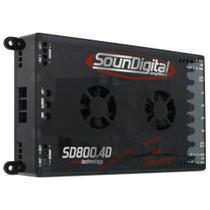Módulo de Potência Soundigital SD800.4D 800W foto principal