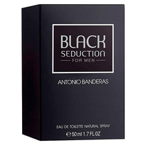 Perfume Antonio Banderas Seduction In Black Eau de Toilette Masculino 50ML foto 1
