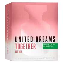 Perfume Benetton United Dreams Together For Her Eau de Toilette Feminino 80ML foto 1