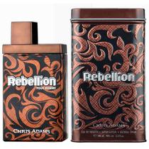 Perfume Chris Adams Rebellion Eau de Toilette Masculino 100ML foto 1
