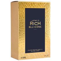 Perfume Johan.b Rich Blu Icone Eau de Toilette Masculino 90ML foto 1