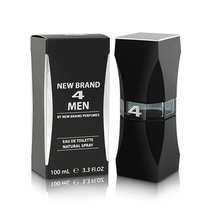 Perfume New Brand 4 Men Eau de Toilette Masculino 100ML foto 1
