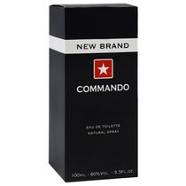 Perfume New Brand Commando Eau de Toilette Masculino 100ML foto 1