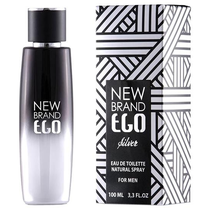 Perfume New Brand Ego Silver Eau de Toilette Masculino 100ML foto 2