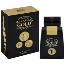 Perfume New Brand Gold For Men Eau de Toilette Masculino 100ML foto 2