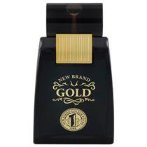 Perfume New Brand Gold For Men Eau de Toilette Masculino 100ML foto principal