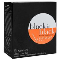 Perfume Nuparfums Black Is Black Vintage Vinyl Eau de Toilette Masculino 100ML foto 1