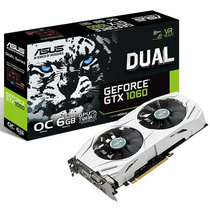 Placa de Vídeo Asus GeForce GTX1060 OC Dual 6GB GDDR5 PCI-Express foto principal