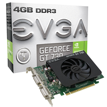 Placa de Vídeo EVGA GeForce GT730 4GB DDR3 PCI-Express foto principal