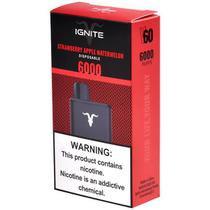 Vaper Descartável Ignite V60 Strawberry Apple Watermelon 6000 Puffs foto principal