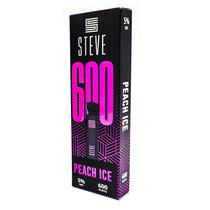 Vaper Descartável Steve Peach Ice 600 Puffs foto principal