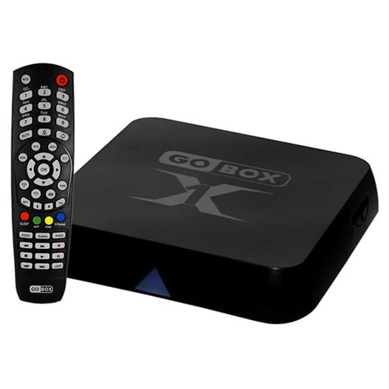 Receptor TV Box Gobox X1 4GB / 1GB RAM / Android - Preto no