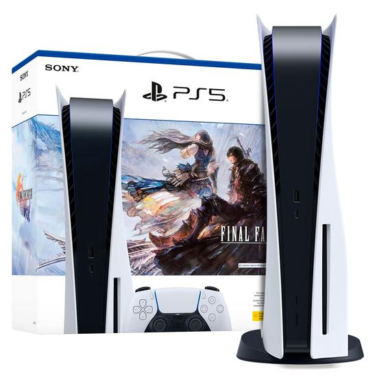 Consola Sony Playstation 5 Standard 825GB Branca + Jogo Final Fantasy XVI ( Digital) - Novo Atalho - O caminho mais económico para as suas compras em  tecnologia.