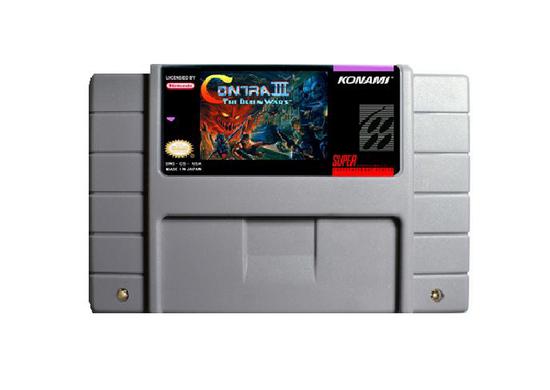 JOGO CONTRA III THE ALIEN WARS SUPER NINTENDO