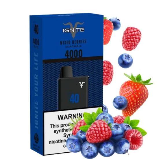 IGNITE V40 - 4000 Puffs - Guava Ice - Pod Descartável