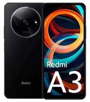 Celular Xiaomi Redmi A3 64GB / 3GB Ram / Dual Sim / Tela 6.71 / Cam 8MP - Preto (Global)