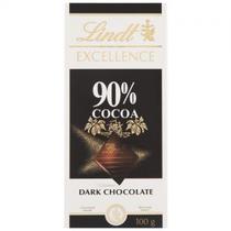 Barra Chocolate Lindt Excellence 90% Cacao 100G