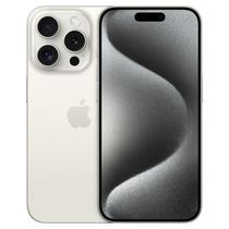 Apple iPhone 15 Pro 256GB LL Tela Super Retina XDR 6.1 Cam Tripla 48+12+12MP/12MP Ios 17 - White Titanium (Esim)