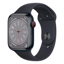Apple Watch Series 8 MNVJ3LL/A Celular + GPS Caixa Aluminio 45MM Meia Noite - Esportiva Meia Noite