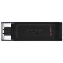 Pendrive Kingston Datatraveler USB-C DT70/128GB de 128GB - Preto