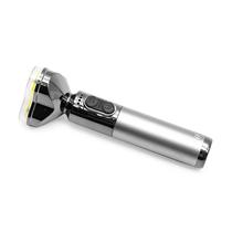 Lanterna Tatica Luo LU-4627 Ultra-Bright Flashlight XPG+ Cob / 1200MAH / USB Recarregavel - Prata
