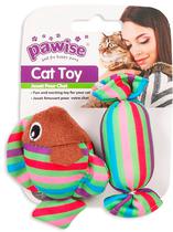 Brinquedo para Gato Verde - Pawise Cat Toy 28125 (2 Unidades)