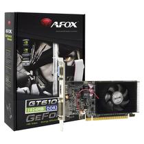 Placa de Vídeo Afox Geforce GT610, 1GB DDR3, 64BIT, LP Single Fan, DVI HDMI VGA- AF610-1024D3L7