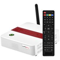 Receptor Fta Cinebox Fantasia Pro Full HD / Wifi / Iptv Con Controle (Sem Acesorios)- Branco/Vermelho