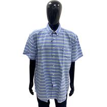Camisa Tommy Hilfiger Masculino 08578A4045-472 M - Azul Branco