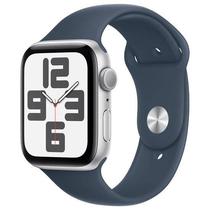 Apple Watch Se 2 44MM MRW03LL/A Aluminium Silver Sport Band Storm Blue s/M