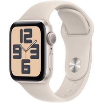 Apple Watch Se 2 (2023) MR9U3LL/A - Bluetooth - Wi-Fi - GPS - 40MM - s/M - Starlight Aluminum/Starlight Sport Band