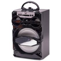 Speaker / Caixa de Som Portatil Ltomex A-81 6.5" / USB / TF / FM / Aux / 15W / Bivolt - Preto