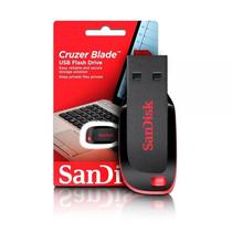 Pen Drive Sandisk Blade Z50 de 16GB - Preto/Vermelho