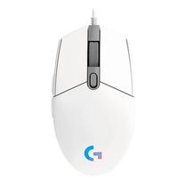 Mouse Gamer Logitech G203 Lightsync com Fio 8000 Dpi - Branco 910-005794