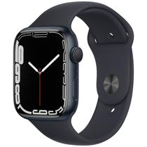 Apple Watch S7 (GPS) Caixa Aluminio Midnight 45MM Pulseira Esportiva MKN53LL (Caixa Feia)