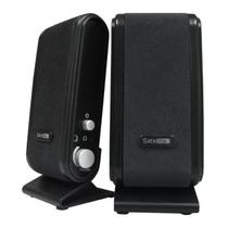 Speaker Satellite s-001 com 2W/Sistema 2.0 - Preto